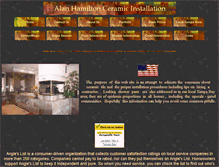 Tablet Screenshot of alanhamiltonceramics.com
